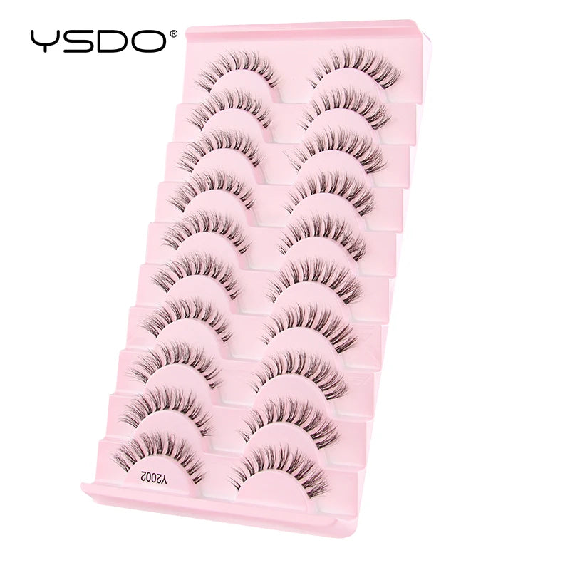 Kit de Cílios Postiços Reutilizáveis - 3 ou 10 pares